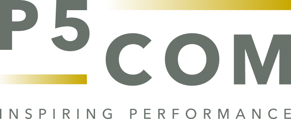 P5COM logo in kleur