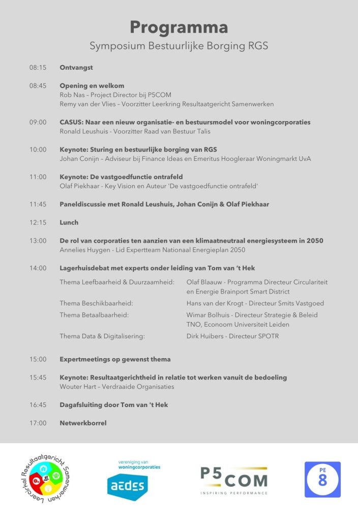Programma Symposium RGS